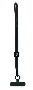 Logo trade promotional gift photo of: RPET phone wrist cord