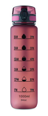 Logotrade corporate gift picture of: Sports water bottle RPET 1L
