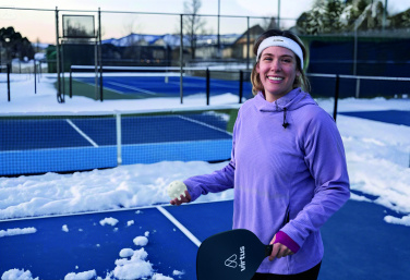 Logo trade promotional items image of: Pickle ball paddle set