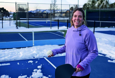 Logo trade promotional gifts image of: Pickle ball paddle set