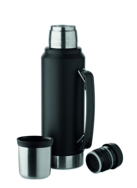 Logo trade promotional giveaway photo of: Double wall bottle 1L