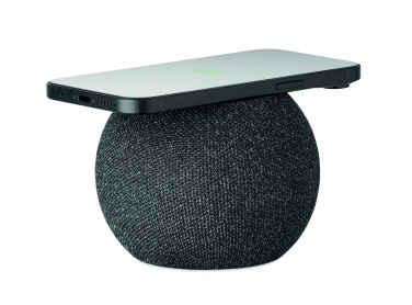 Logo trade promotional products picture of: 15W wireless charger speaker