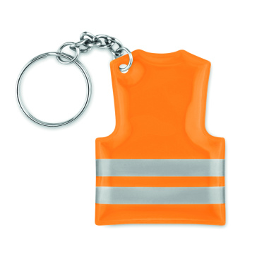 Logo trade promotional products image of: Key ring with reflecting vest Jekabpils