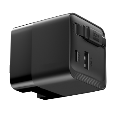 Logotrade promotional item picture of: Urban Vitamin Mendocino 65W GaN charger retractable cable