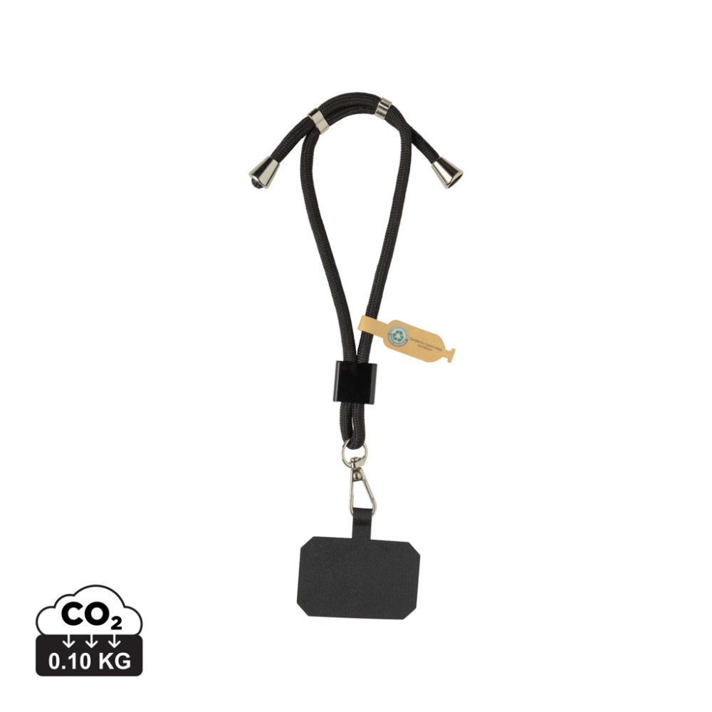 Logo trade promotional products picture of: CarryLoop RCS recycled PET adjustable phone holder wristlet