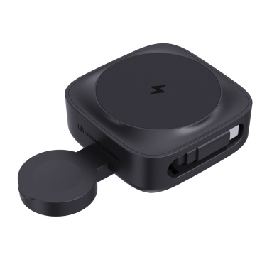 Logo trade promotional merchandise picture of: Urban Vitamin Goleta 2-in-1 15W magnetic wireless charger
