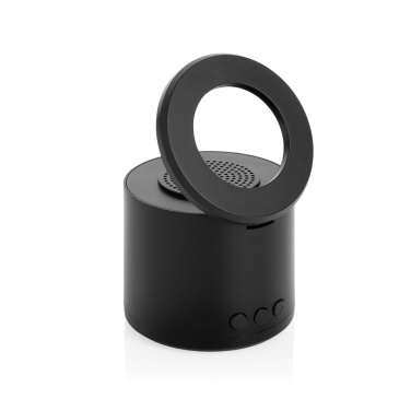 Logo trade corporate gifts image of: Magpulse RCS recycled plastic 3W speaker w/magnetic holder