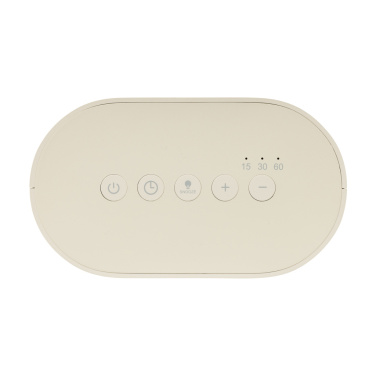 Logo trade promotional items picture of: LumaRise RCS reycled plastic white noise alarm clock