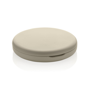 Logo trade promotional giveaway photo of: Lumora RCS recycled plastic LED re-chargeable make-up mirror