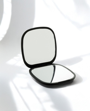 Logo trade promotional products image of: Reflecta RCS recycled plastic make-up mirror