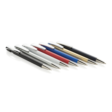Logo trade promotional giveaways image of: Glide GRS certified R-ABS Metal Clip Pen
