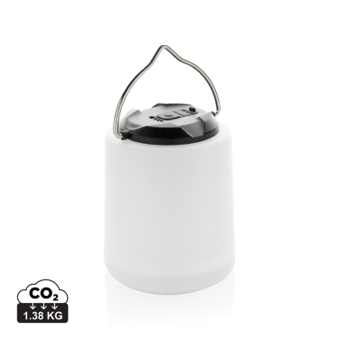 Logotrade promotional item image of: Limio RCS recycled plastic portable re-chargeable table lamp