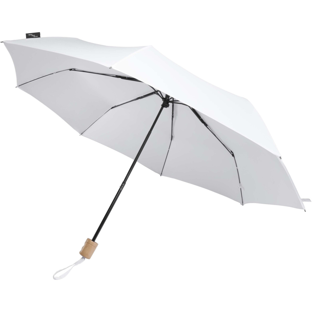 Logo trade advertising products image of: Dane 21" RPET umbrella
