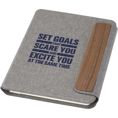 Logo trade promotional merchandise photo of: Andean A5 RCS recycled portfolio