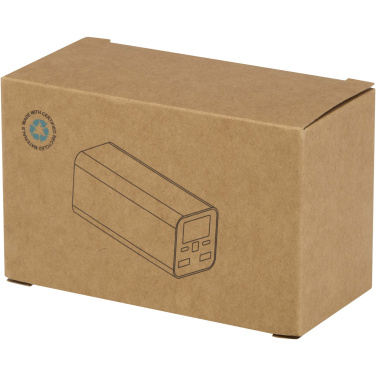 Logo trade promotional gift photo of: Acamar 20.000 mAh 70W recycled aluminium laptop power bank