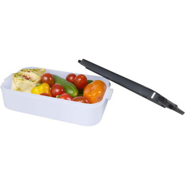 Logo trade advertising product photo of: Snappy lunch box and cutlery set