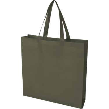 Logotrade promotional giveaway image of: EcoSeal GRS recycled nonwoven gusset tote bag 12L