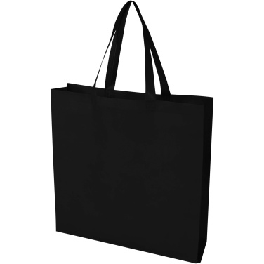 Logo trade promotional merchandise image of: EcoSeal GRS recycled nonwoven gusset tote bag 12L