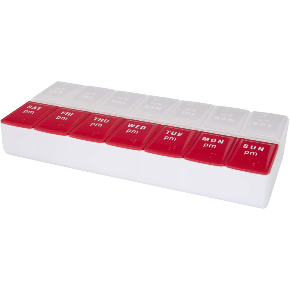 Logotrade promotional item picture of: Cycle 7-day AM/PM multi-vitamin organiser