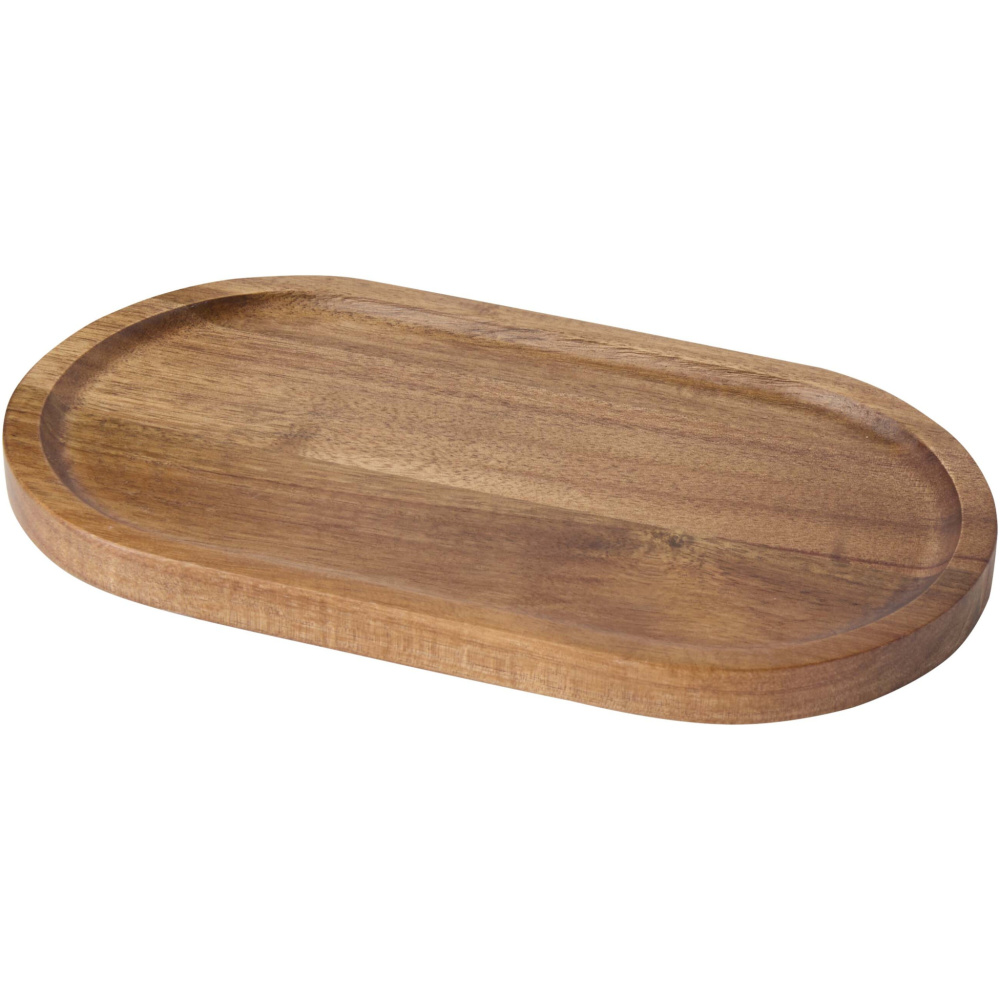 Logo trade promotional product photo of: Edge acacia wood serving tray