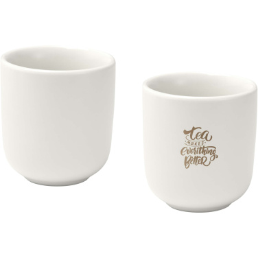 Logotrade promotional giveaways photo of: Male 90 ml ceramic espresso cups - set of 2