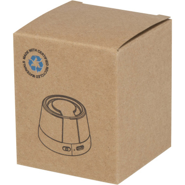 Logo trade promotional gifts image of: Horna 3W recycled plastic magnetic wireless speaker