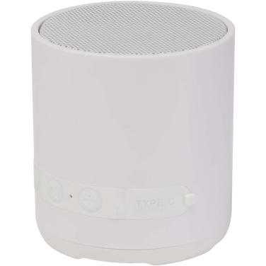 Logo trade corporate gift photo of: Hunor 3W recycled plastic wireless speaker