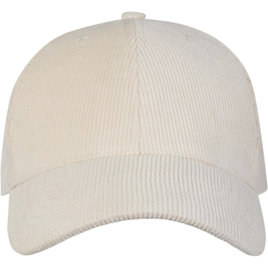 Logo trade promotional product photo of: Hutton 6 panel recycled corduroy cap