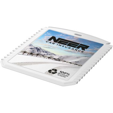 Logo trade promotional product photo of: Thrym rectangular recycled plastic ice scraper