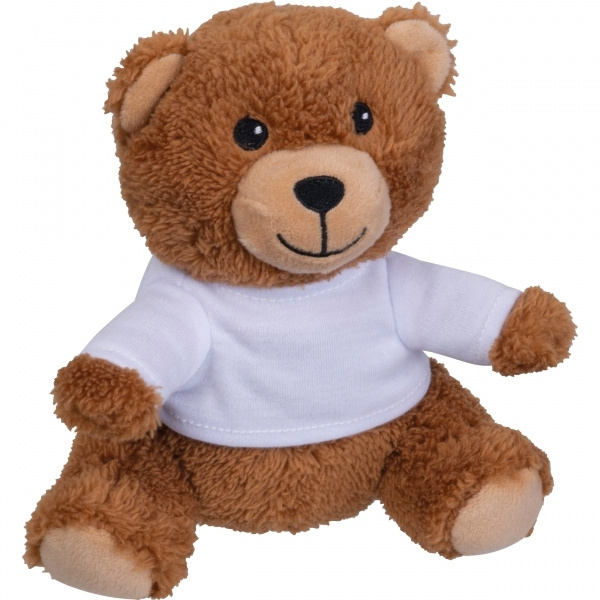 Logo trade promotional gift photo of: Plush teddy bear HELSINKI