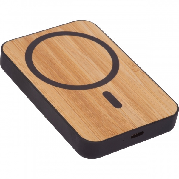 Logo trade promotional products picture of: Wireless power bank 5 000 mAh CAIRO