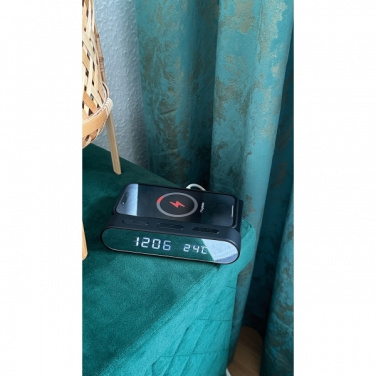 Logotrade corporate gifts photo of: Alarm Clock and Wireless Charger ADELAIDE