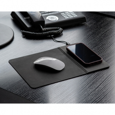 Logo trade promotional merchandise picture of: Mousepad with Wireless Charging ROTHERHAM