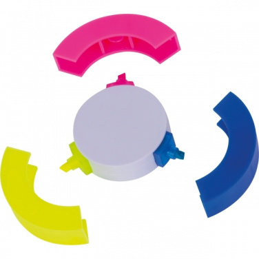 Logo trade business gifts image of: 3-in-1 Highlighter ANDORRA