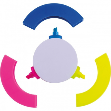 Logo trade corporate gifts image of: 3-in-1 Highlighter ANDORRA