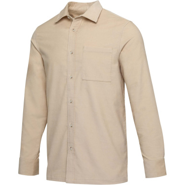 Logo trade advertising products image of: Alum corduroy unisex shirt