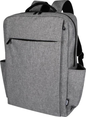 Logotrade business gifts photo of: Libra 15” GRS recycled laptop backpack 15L