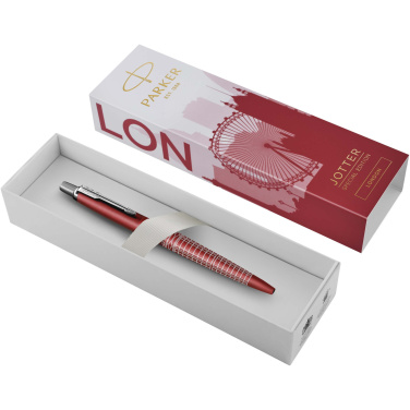 Logotrade promotional gift picture of: Parker Jotter SE Global Icons colour trim ballpoint pen