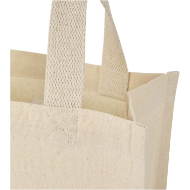 Logo trade promotional merchandise photo of: Odessa 220 g/m² GRS recycled cotton mini gusset tote bag 9L