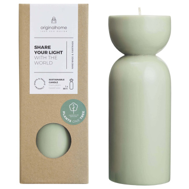 Logo trade promotional giveaways image of: Originalhome organic candle - medium
