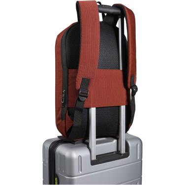 Logo trade promotional merchandise image of: Luma 15" GRS recycled anti-theft laptop backpack 10L