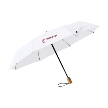 Logotrade promotional giveaway image of: Michigan foldable RCS RPET umbrella 21 inch