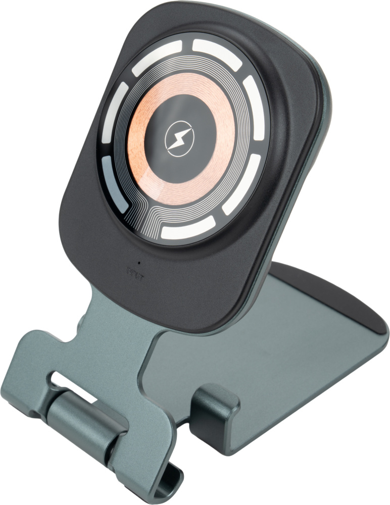 Logotrade promotional product image of: Phone holder with wireless charger