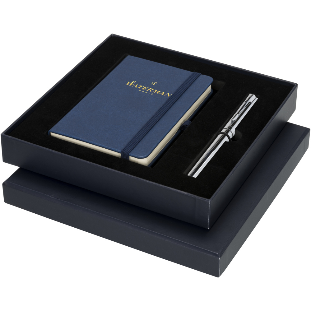 Logotrade advertising product picture of: Waterman gift box with A6 notebook