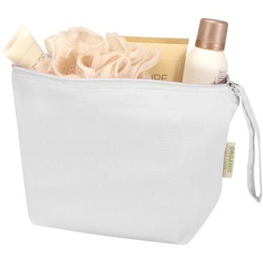 Logo trade promotional gifts picture of: Odisha 180 g/m² OCS organic large accessory pouch 3L