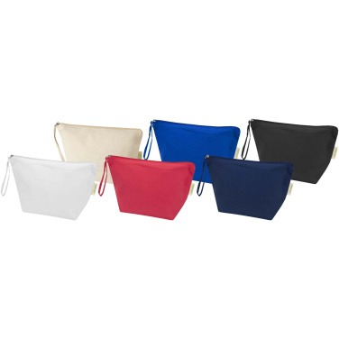 Logo trade promotional gifts picture of: Odisha 180 g/m² OCS organic large accessory pouch 3L