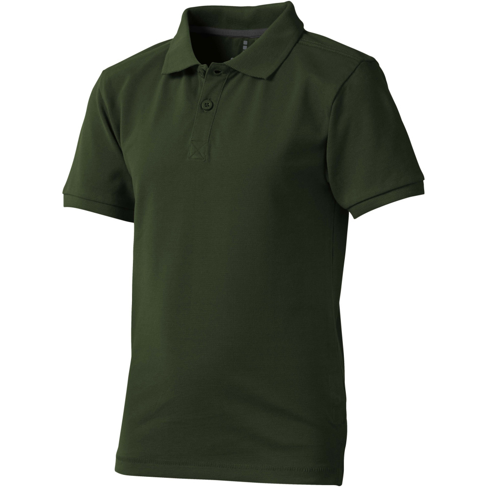 Logo trade business gifts image of: Calgary short sleeve kids polo