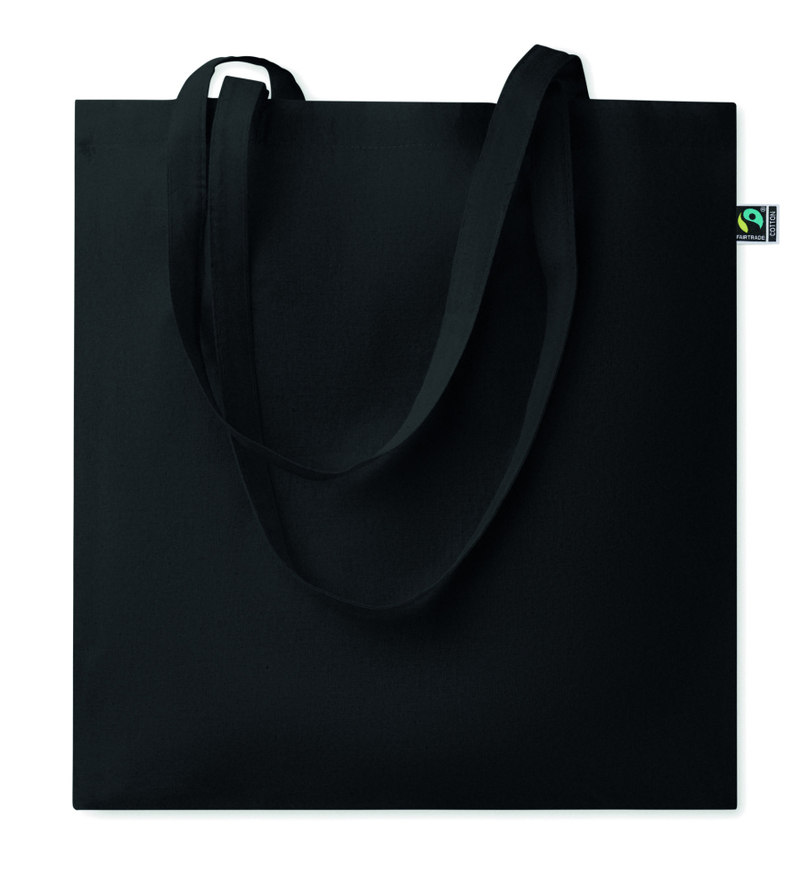 Logo trade business gifts image of: Shopping bag Fairtrade 180gr