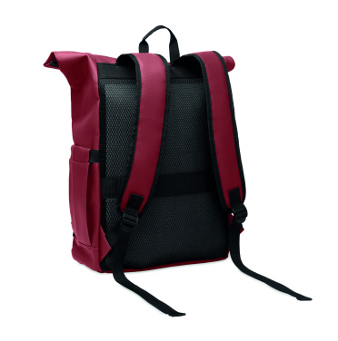 Logo trade promotional giveaways picture of: Rolltop laptop rucksack 600D