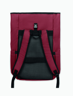Logotrade corporate gift image of: Rolltop laptop rucksack 600D